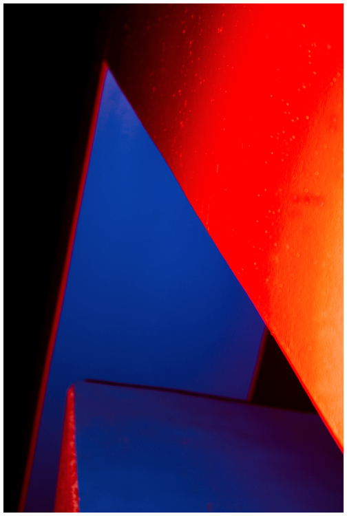 ||| Rot - Blau ||| abstract image Bochum - Germany 01/2007|||