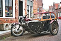 Bike mit zweisitzigem &uuml;berdachten Beiwagen - Zierikzee, Schouwen Duiveland, Netherlands - 2006