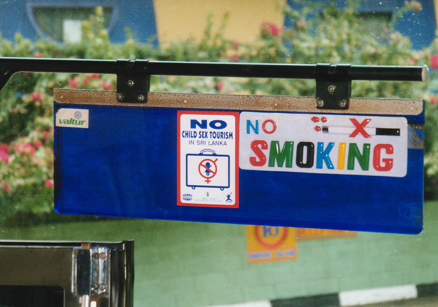 |||&nbsp;No&nbsp;Smoking&nbsp;-&nbsp;No&nbsp;Child&nbsp;Sex&nbsp;Tourism&nbsp;|||
